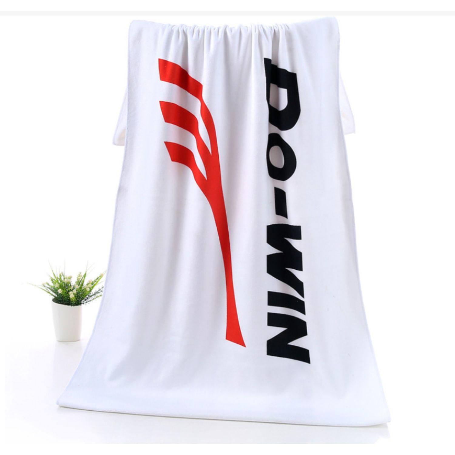 12"x 20" Sublimated Microfiber Velour Golf Towel with Grommet & Carabiner 5
