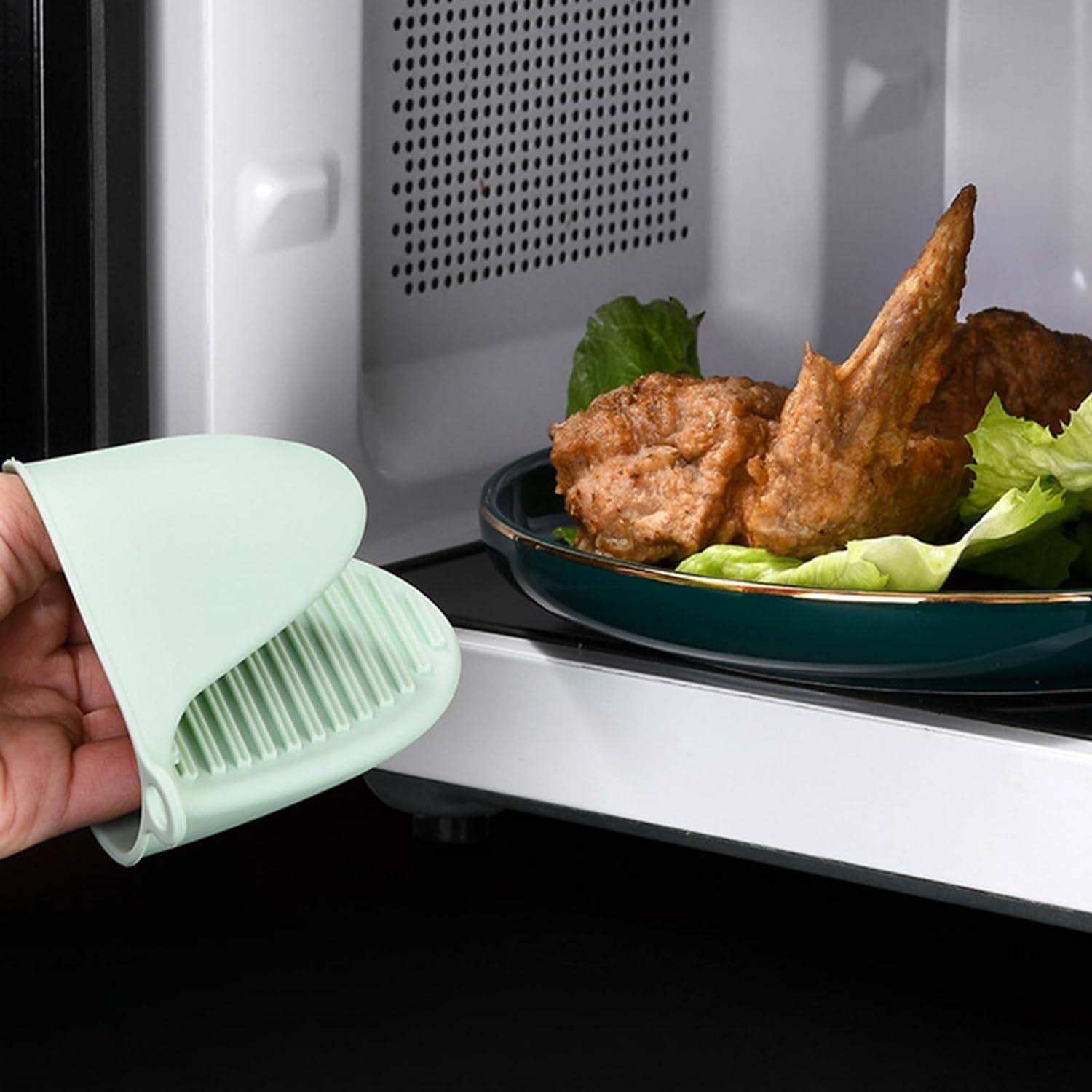 Kitchen Cooking Silicone Insulated Gloves 6