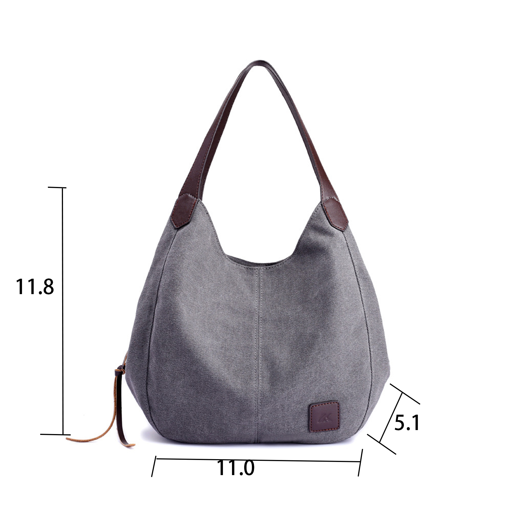 Canvas Multi-Pocket Tote Bag 6