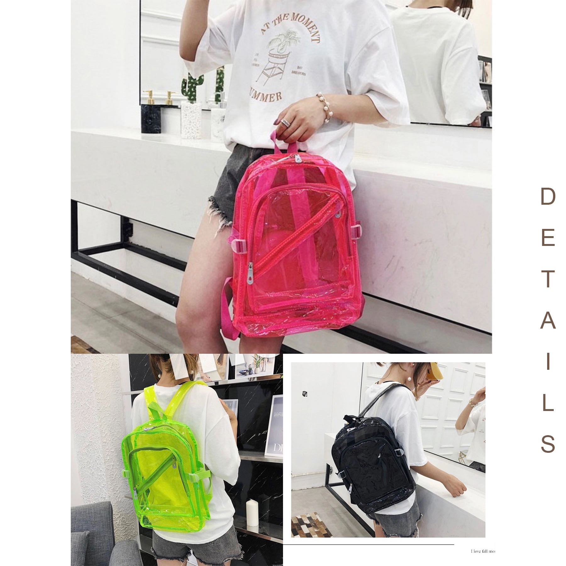 Pvc Jelly Waterproof Backpack 4