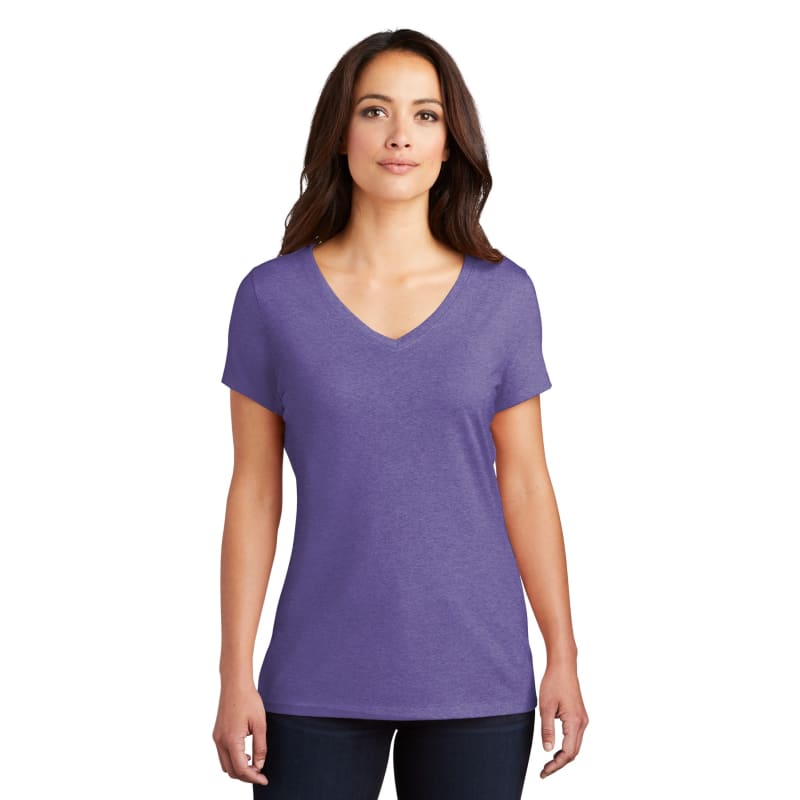 District Women's Perfect Tri V-Neck Tee. 21
