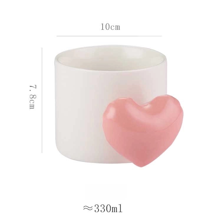 Ceramic Mug Souvenirs & Water Cup Three-Dimensional Love 9