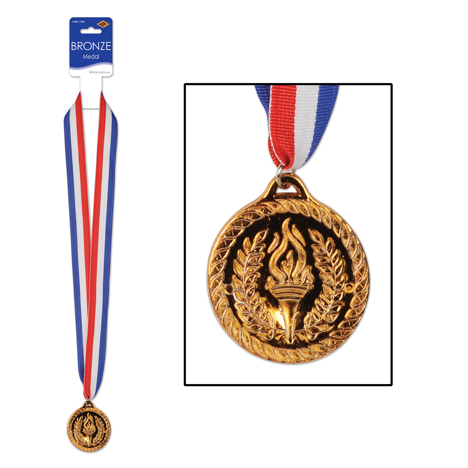Bronze Medal W/Ribbon