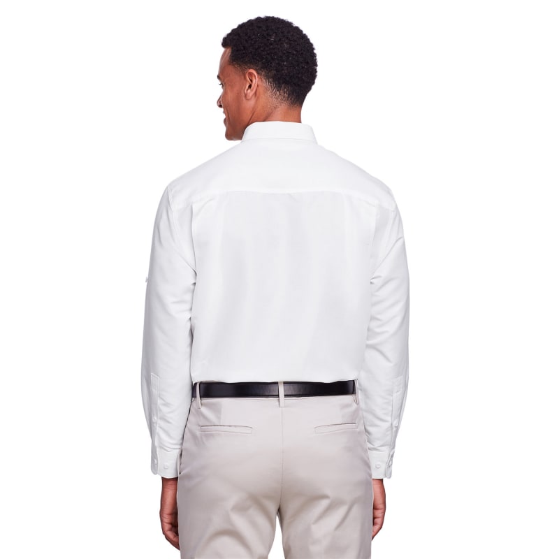 Harriton Men's Key West Long-Sleeve Performance Staff Shirt 8