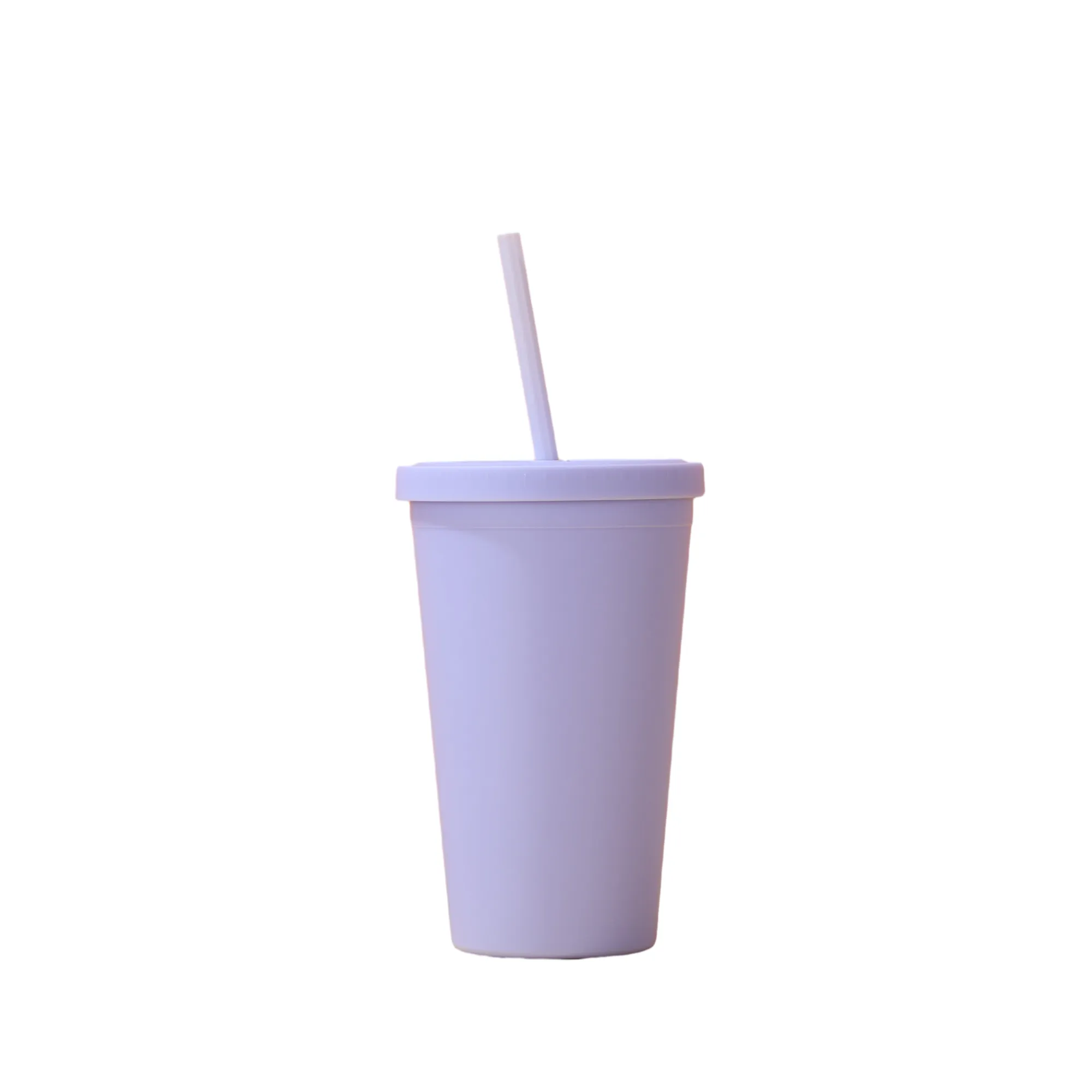 MOQ 100PCS Plastic Straw Cup 2