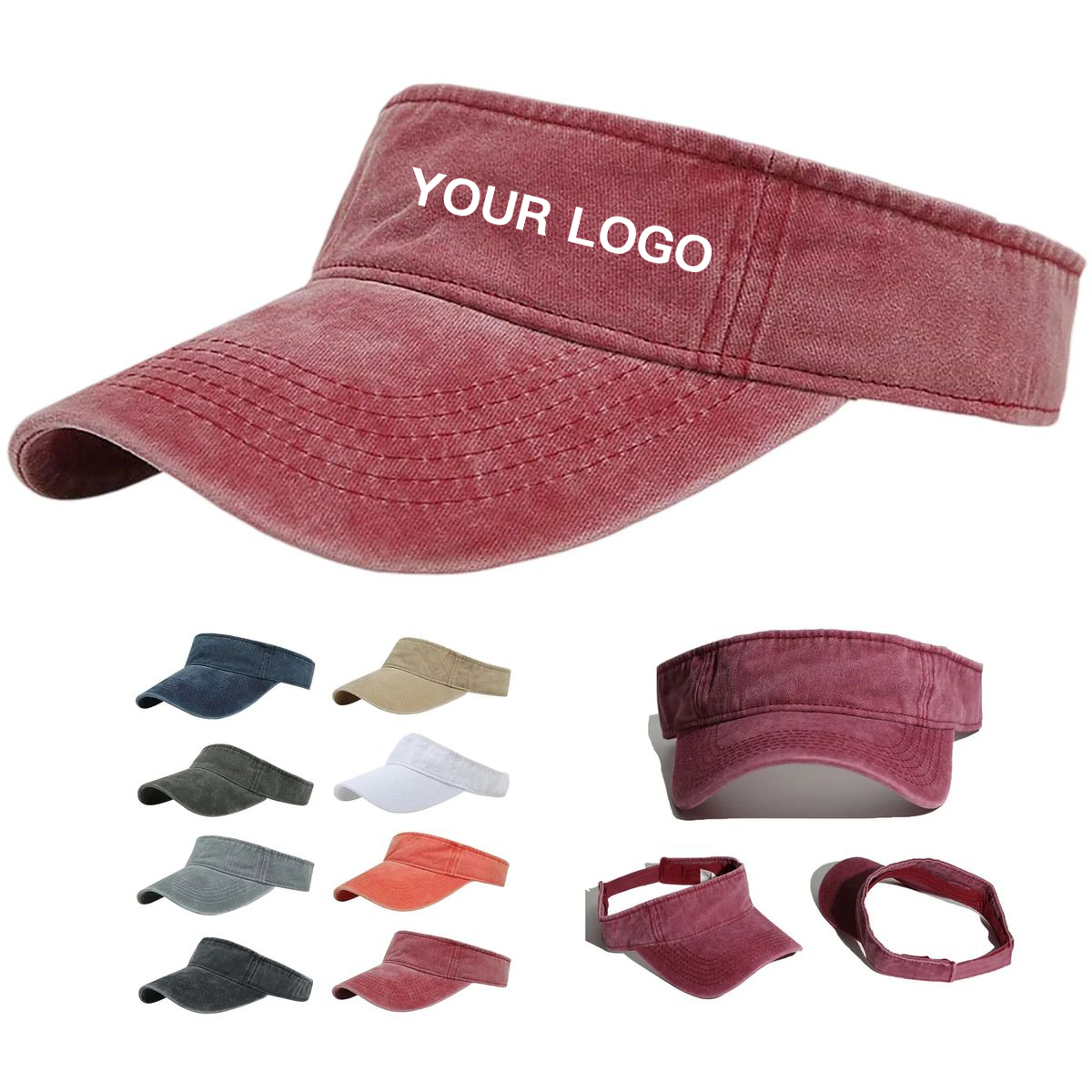 Durable Cotton Visor with Comfortable Fit 2