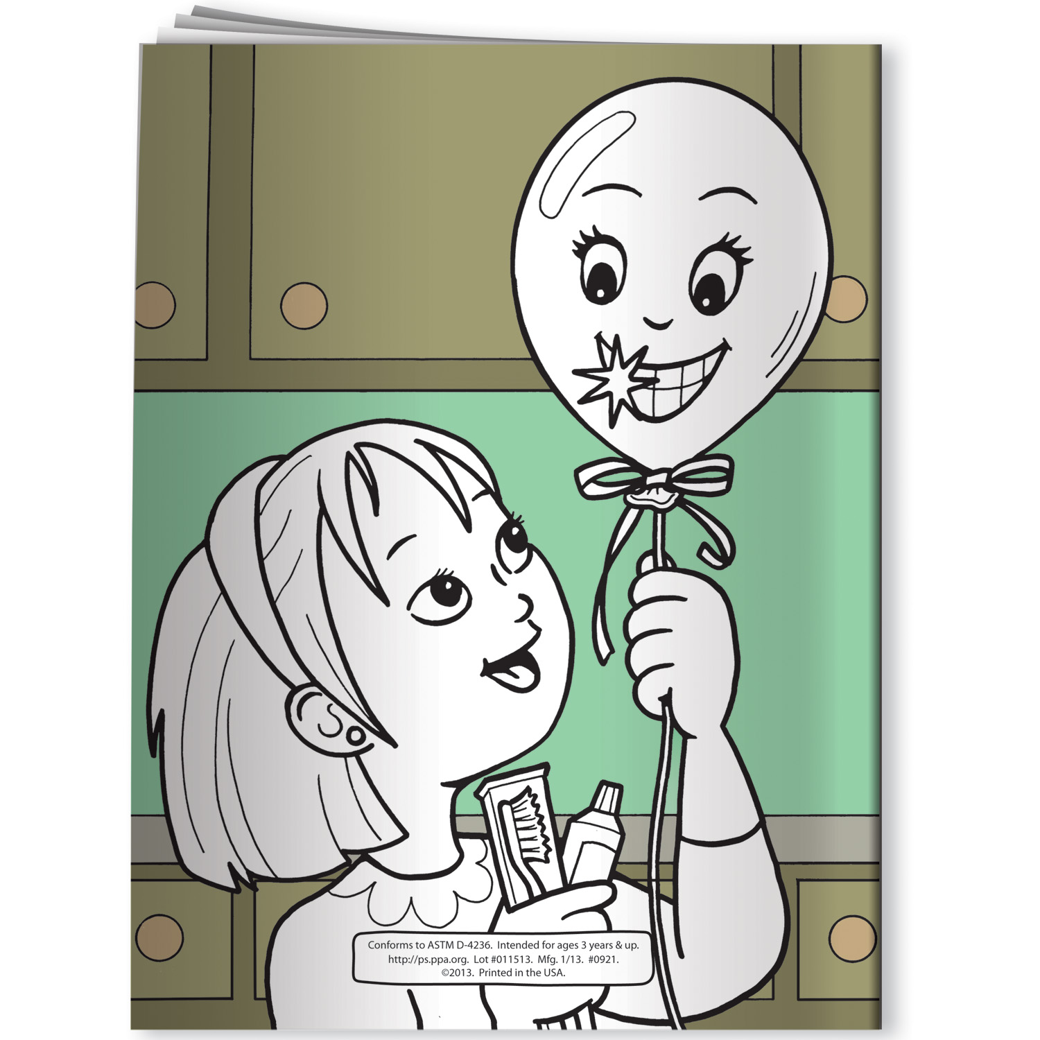Coloring Book - A Visit to the Dentist: A Tooth Tale 3