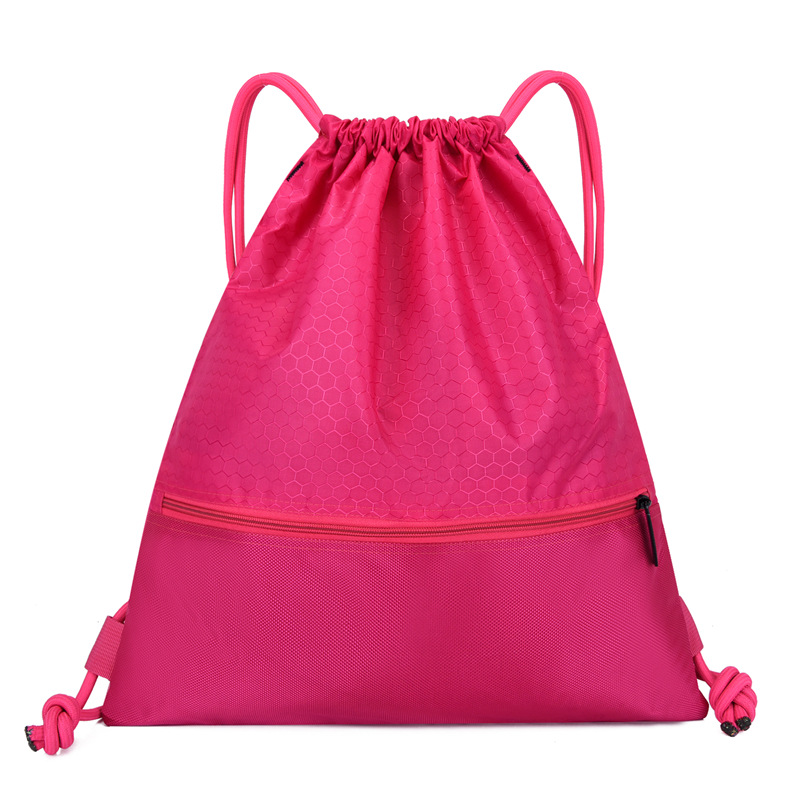 High Quality Football Material Drawstring Backpack Bag 13