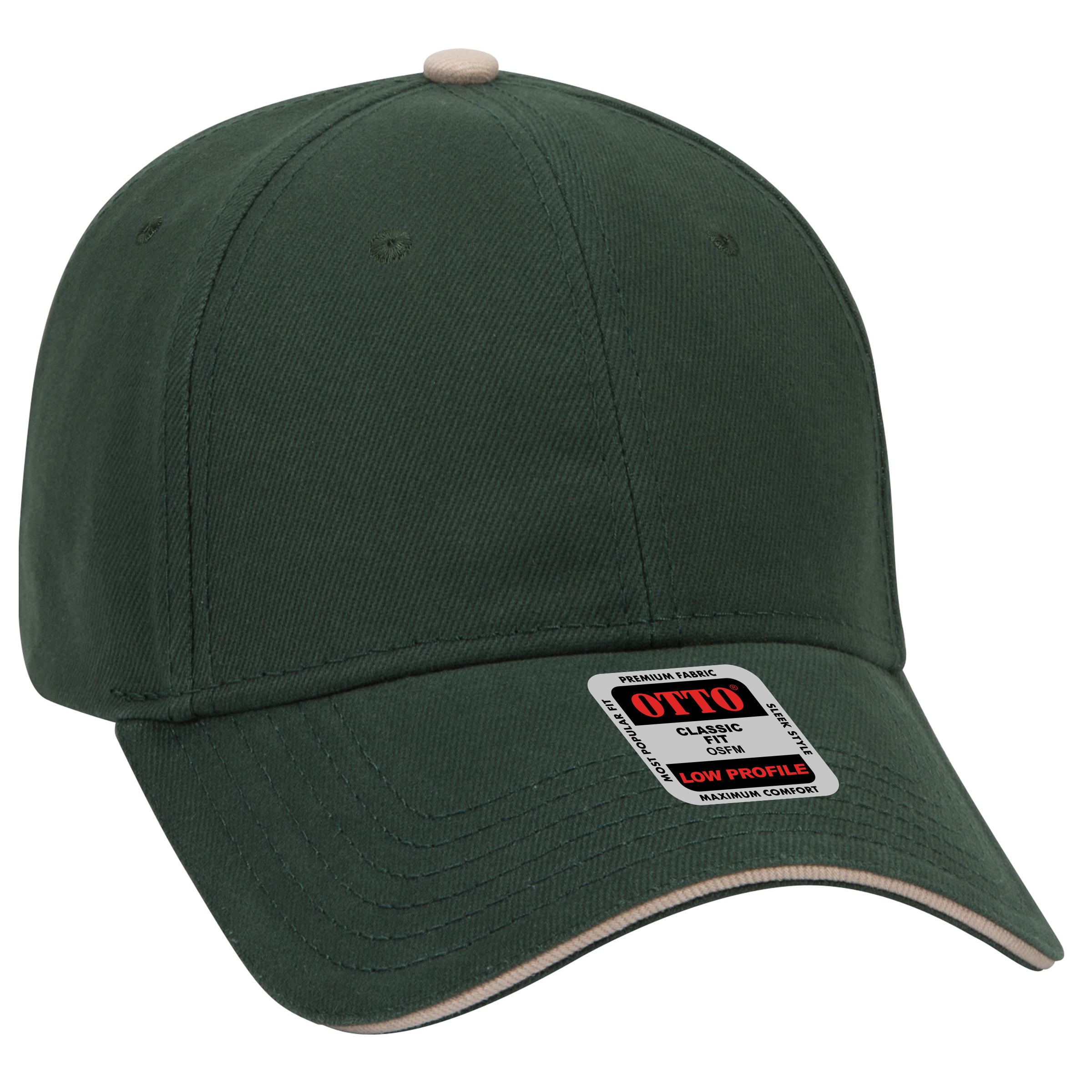 OTTO CAP® 6 Panel Low Profile Baseball Cap 63