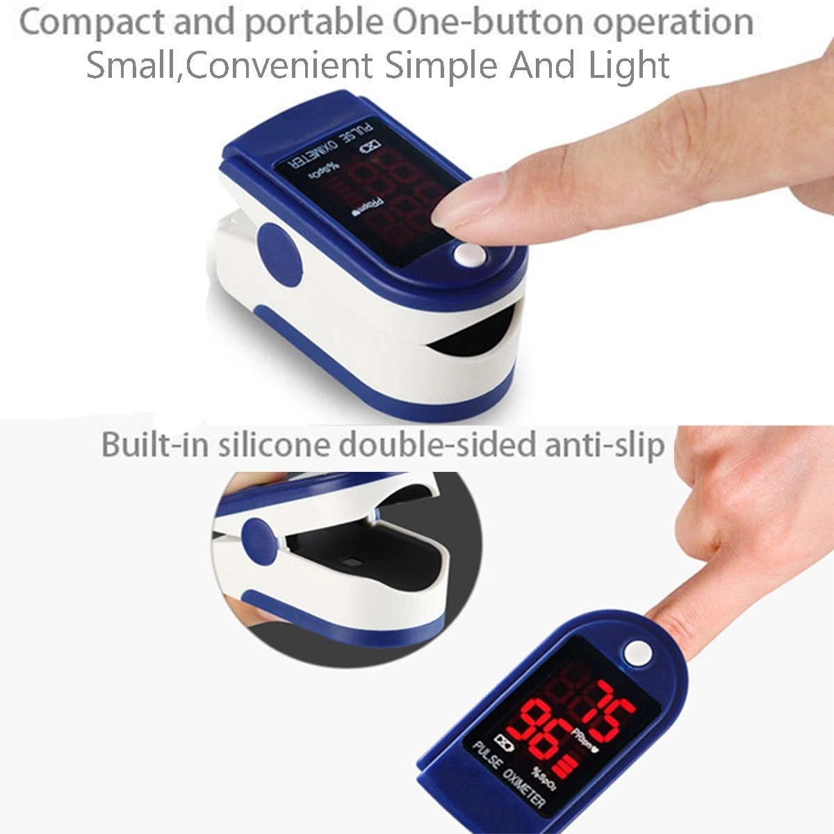 LED Fingertip Pulse Oximeter 2