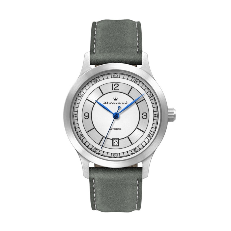 40MM, SS, SILVER CASE,  "AUTOMATIC" MVT, DTE