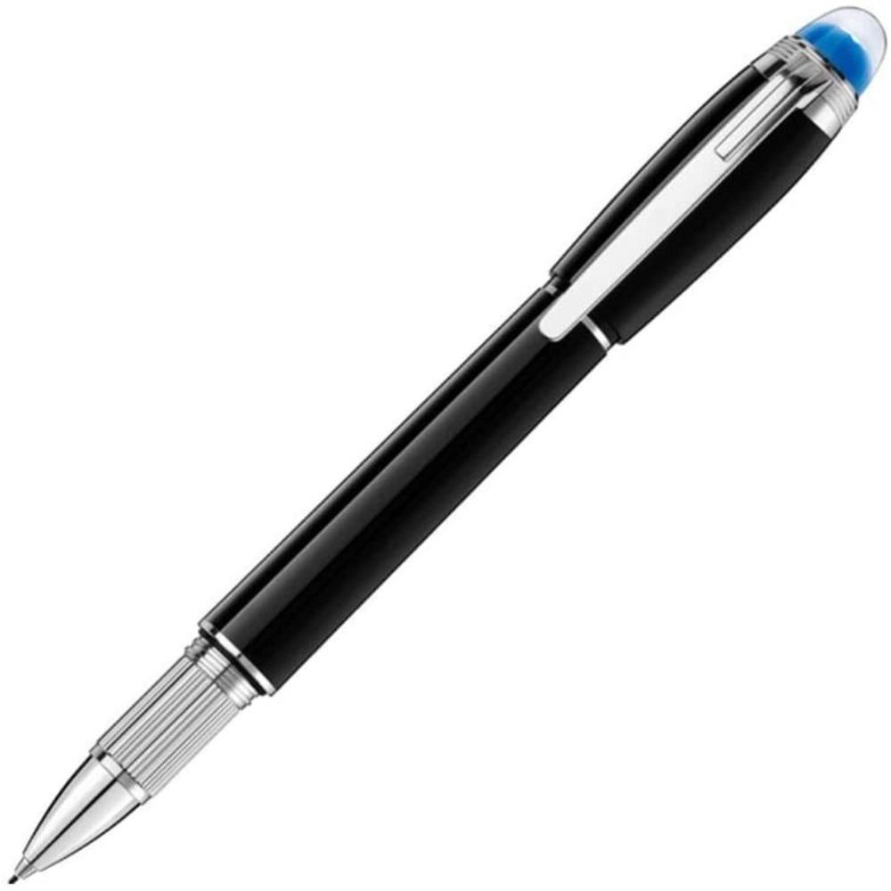 MONTBLANC® Starwalker Luxury Fineliner Blue Translucent Dome Pen w/ Gift Box