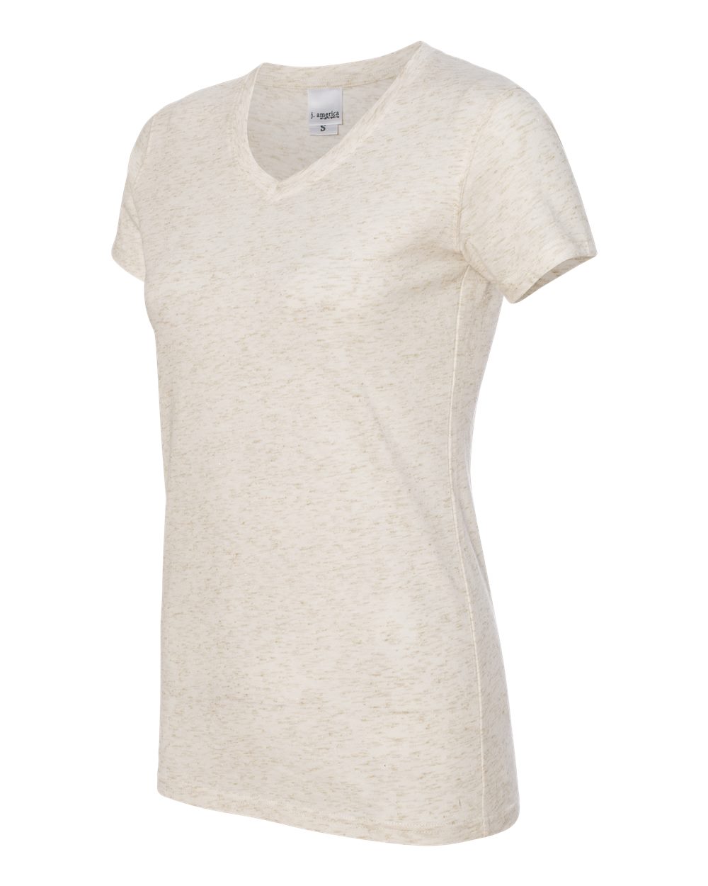 Women's Glitter V-Neck T-Shirt - 8136 13