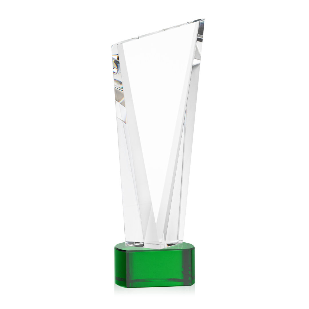 Plymouth VividPrint™ Award on Paragon Base - Green 11