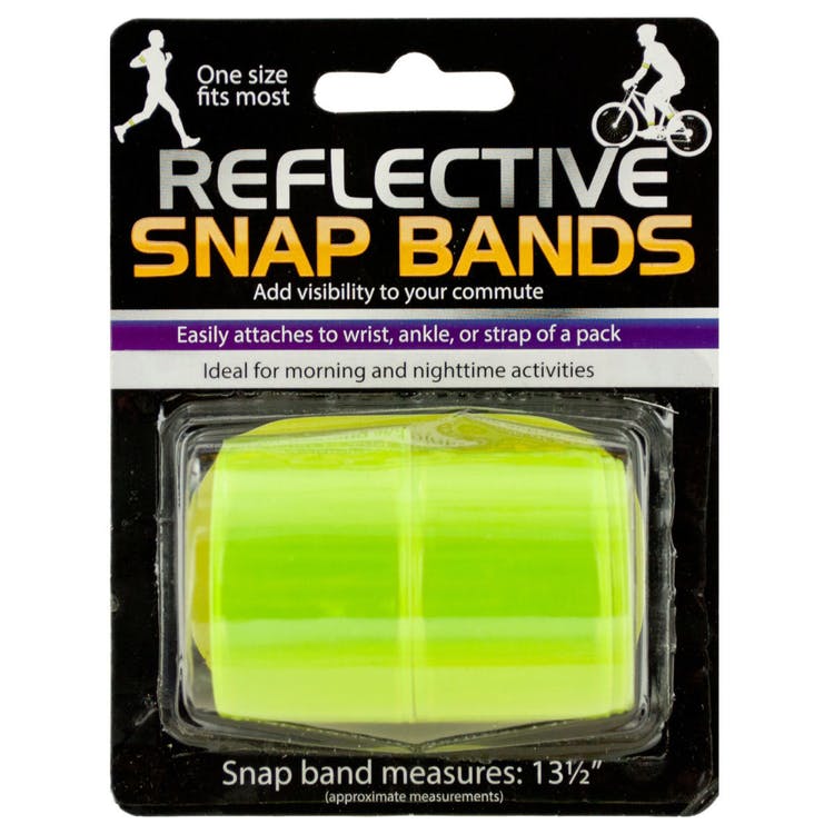 Reflective Snap Band Sets - Neon 13.5" x 1.25" 2