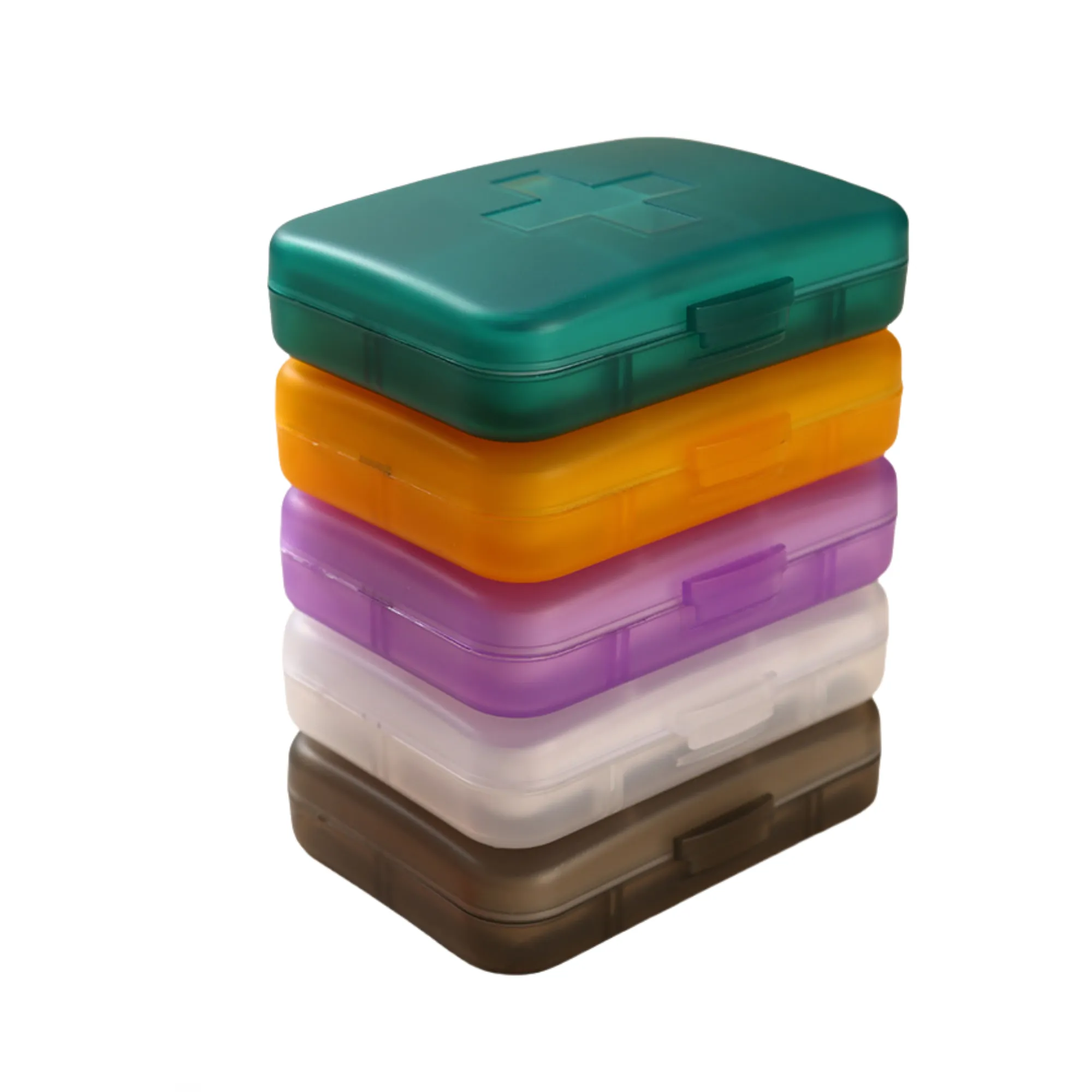 Multi - Compartment Portable Travel Pill Box 4