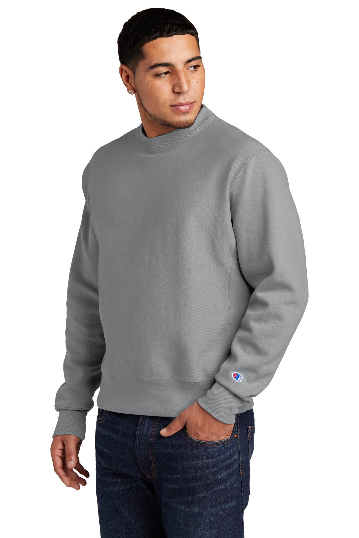 Champion Reverse Weave Garment-Dyed Crewneck Sweatshirt. GDS149 17