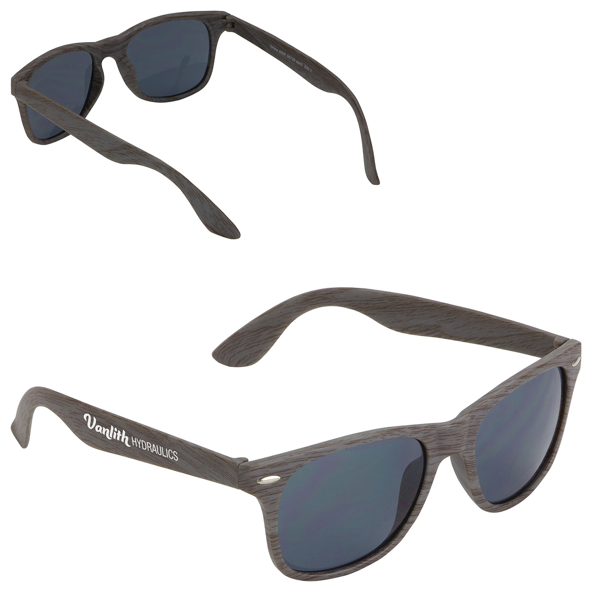 Sebring UV400 Wood Grain Sunglasses 14