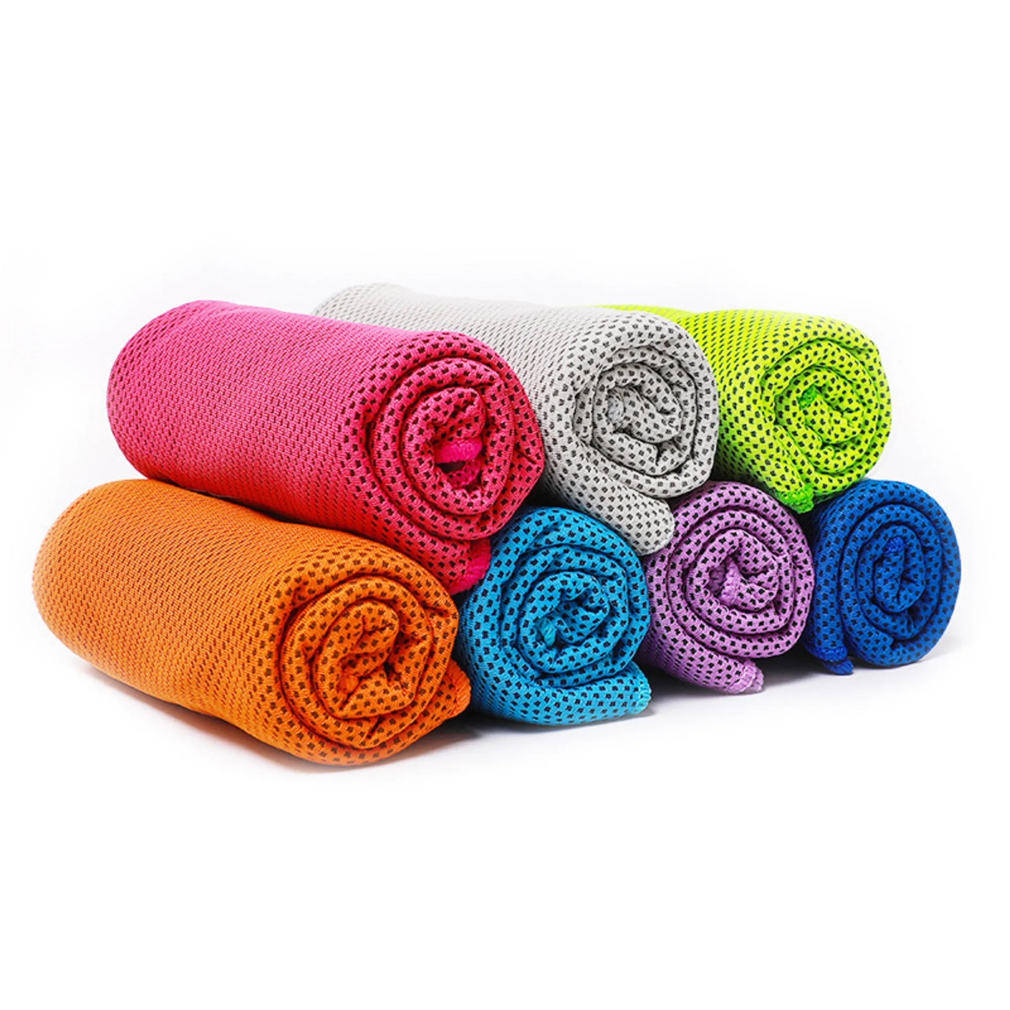 Multi-Color Super Dry Cooling Towel with Silicone Package 10