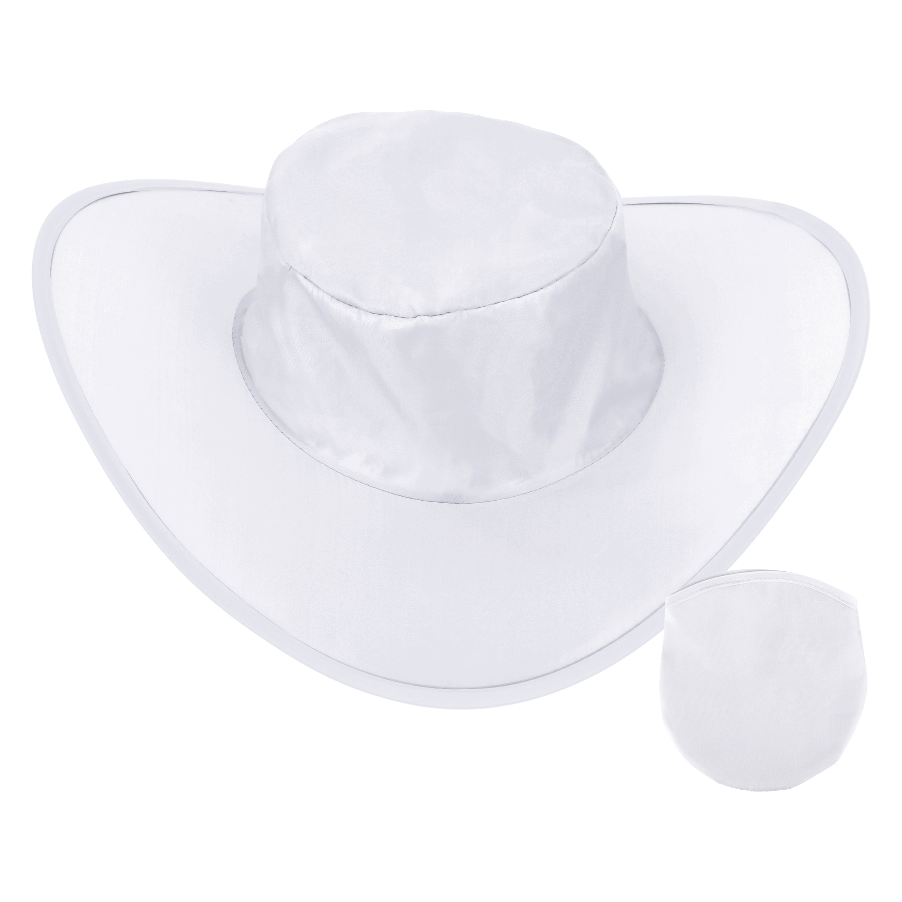Foldable Polyester Advertising Cowboy Hat W/ Storage Bag 3