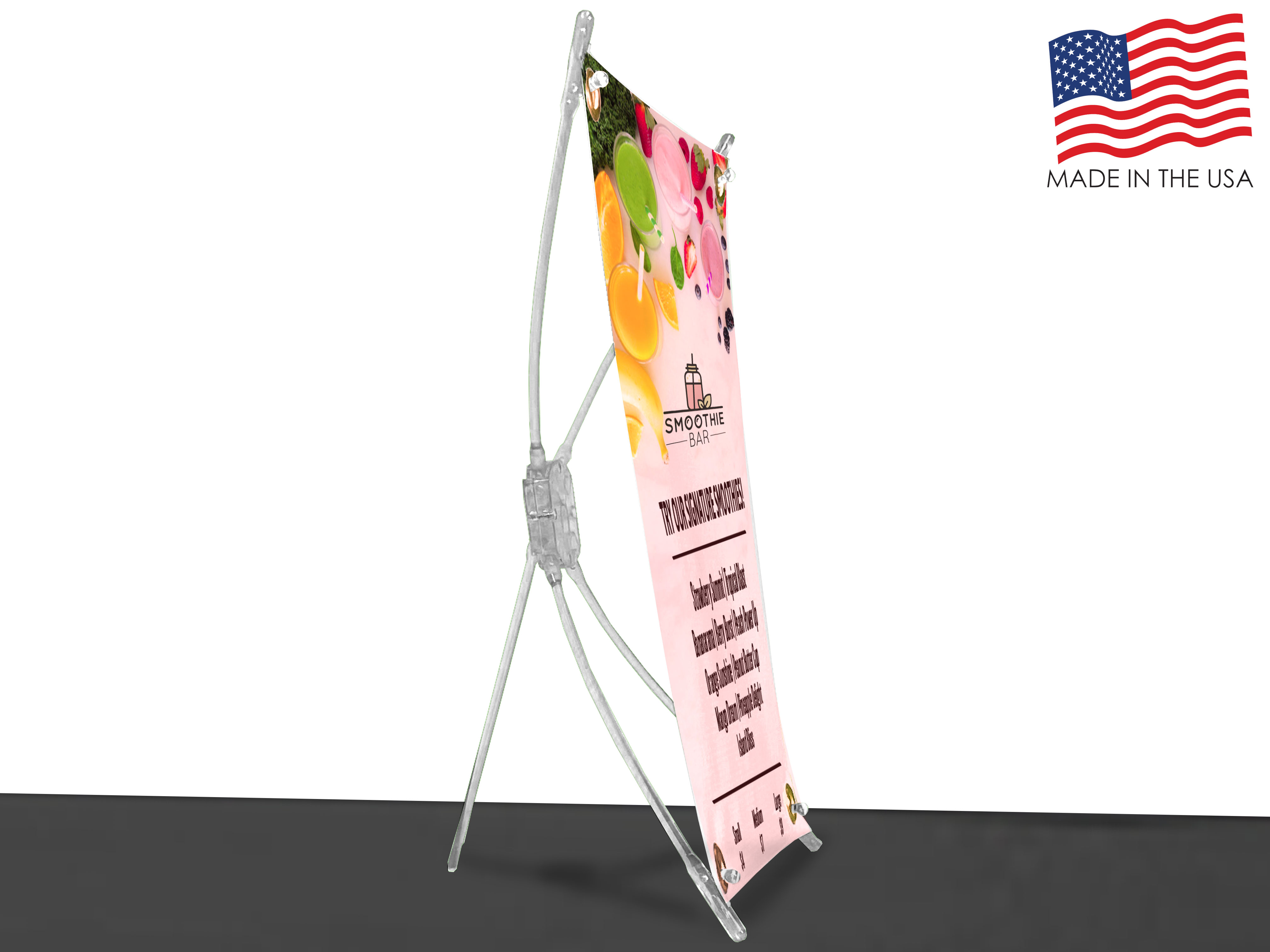 8 in. x 11 in. Table Top X-Stand Banner (Full Color) 6