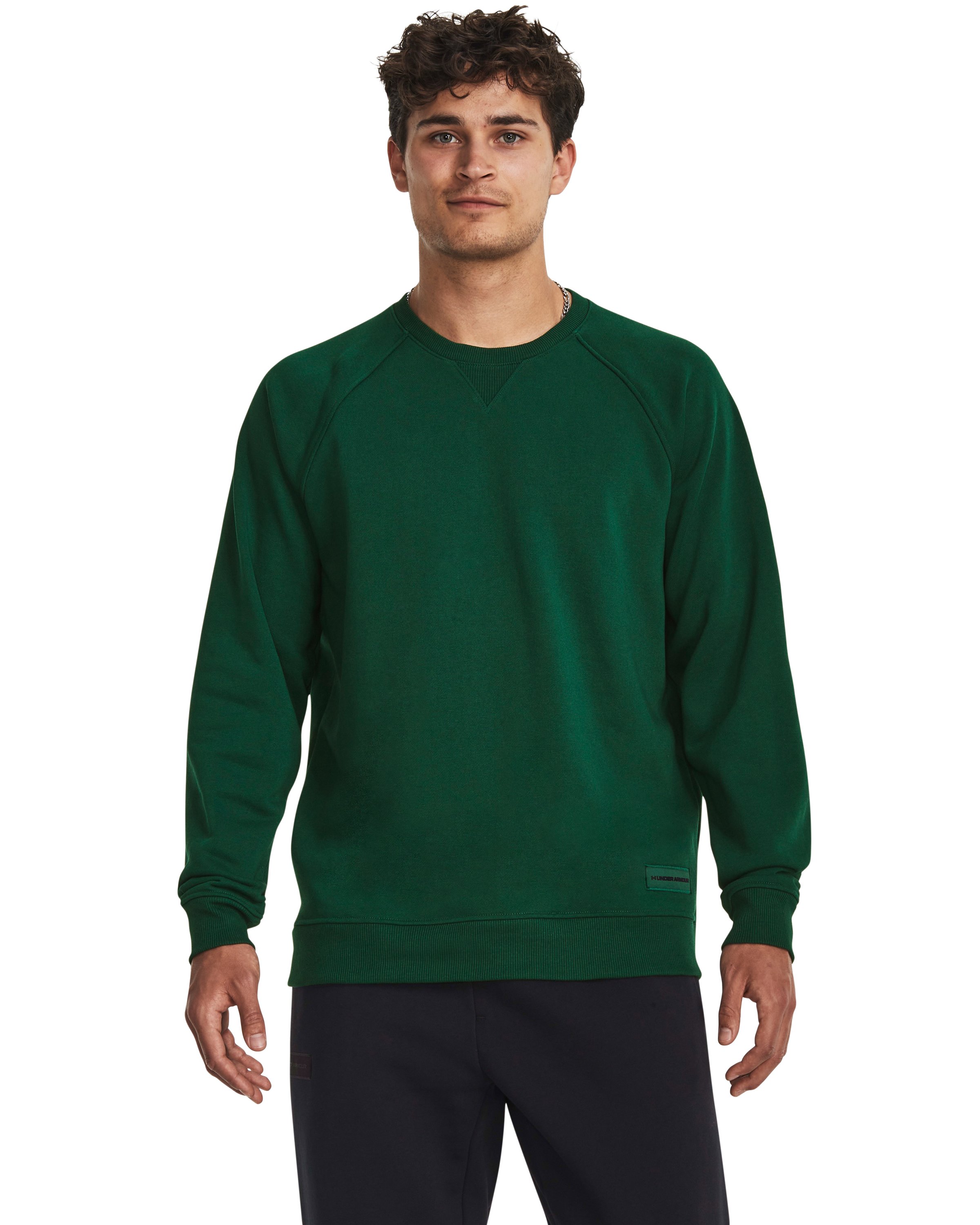 UA Heavyweight Terry Men's Crew, custom hoodie or sweatshirt with logo imprint 3