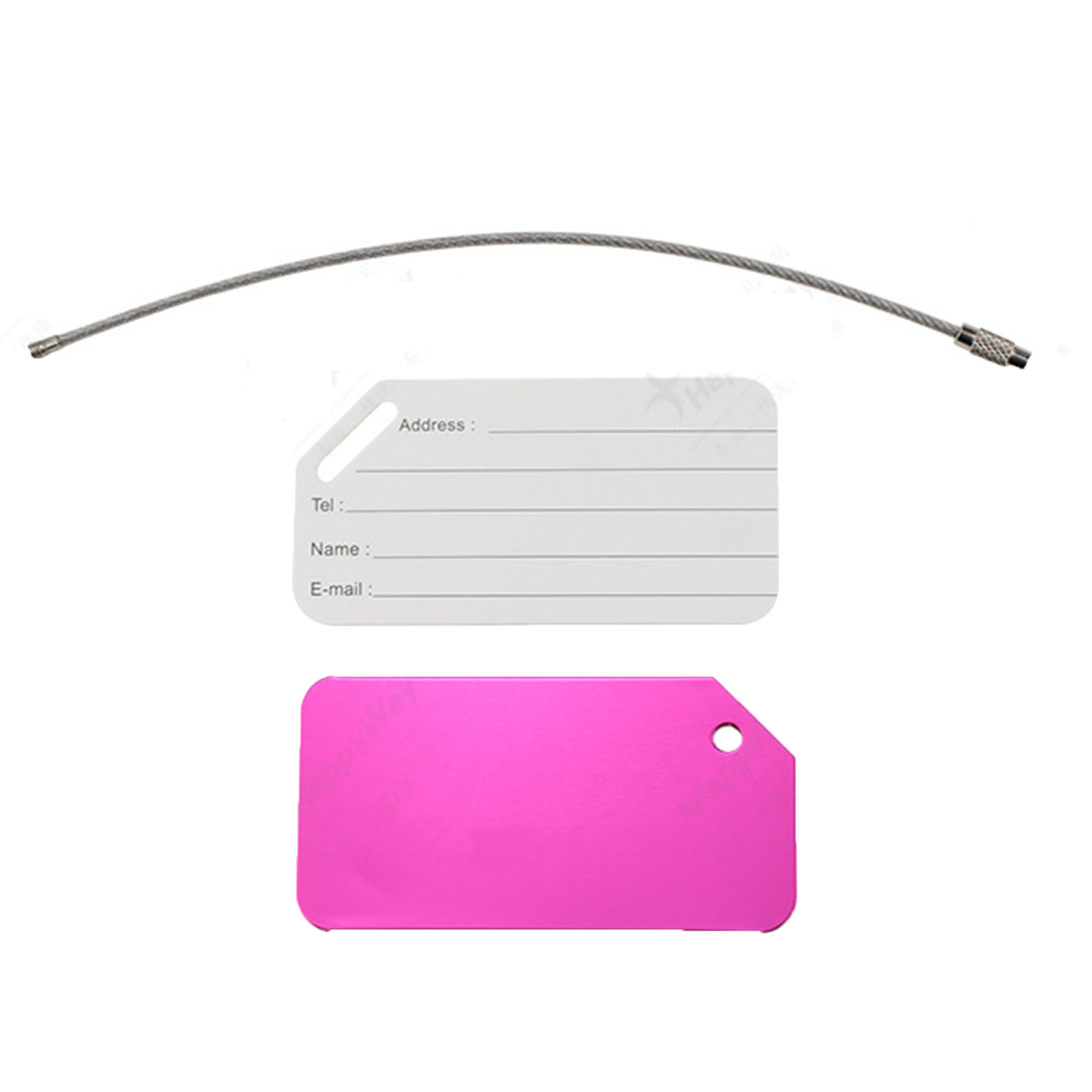 Aluminum Alloy Luggage Tag 2