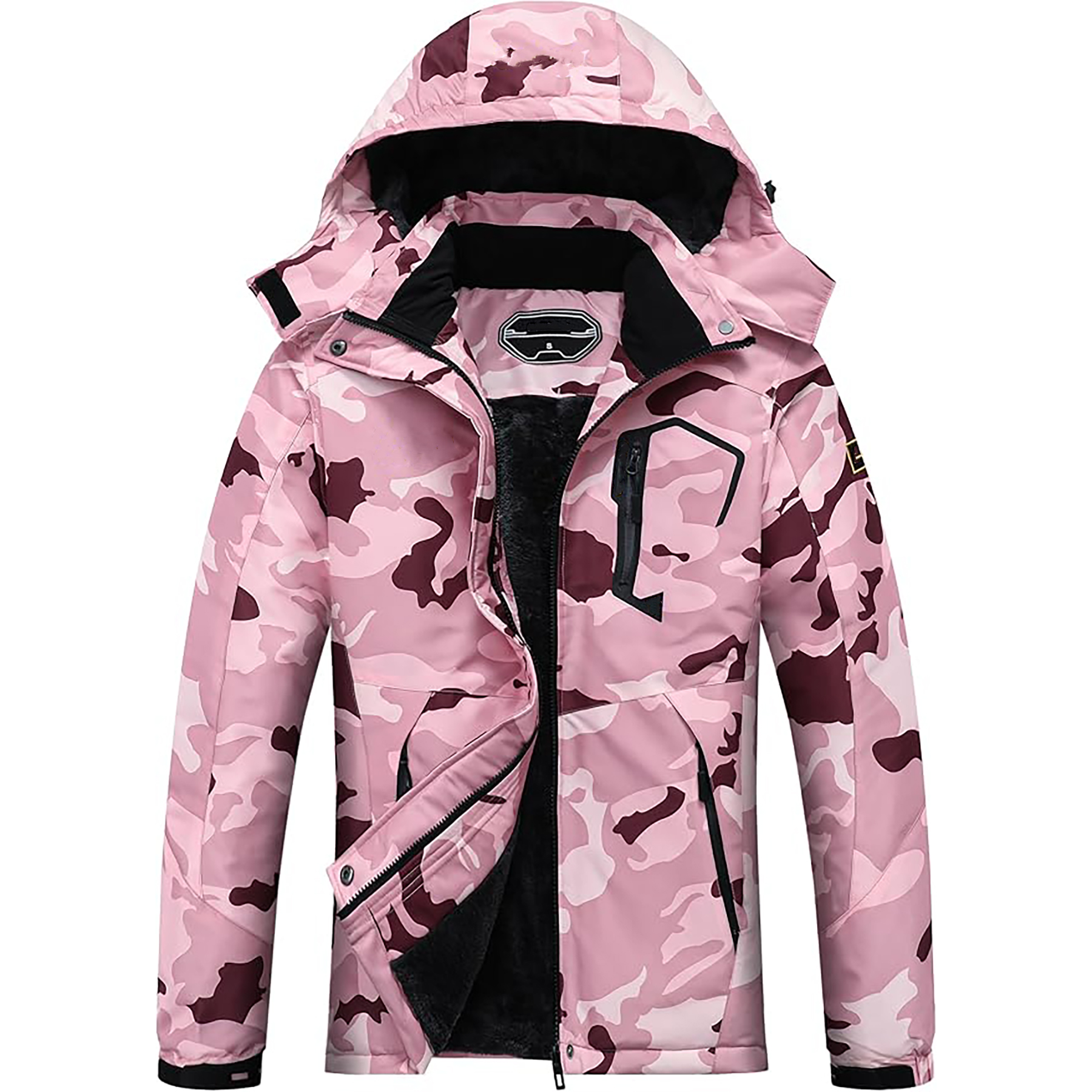 Waterproof Hooded Ski Jacket 6