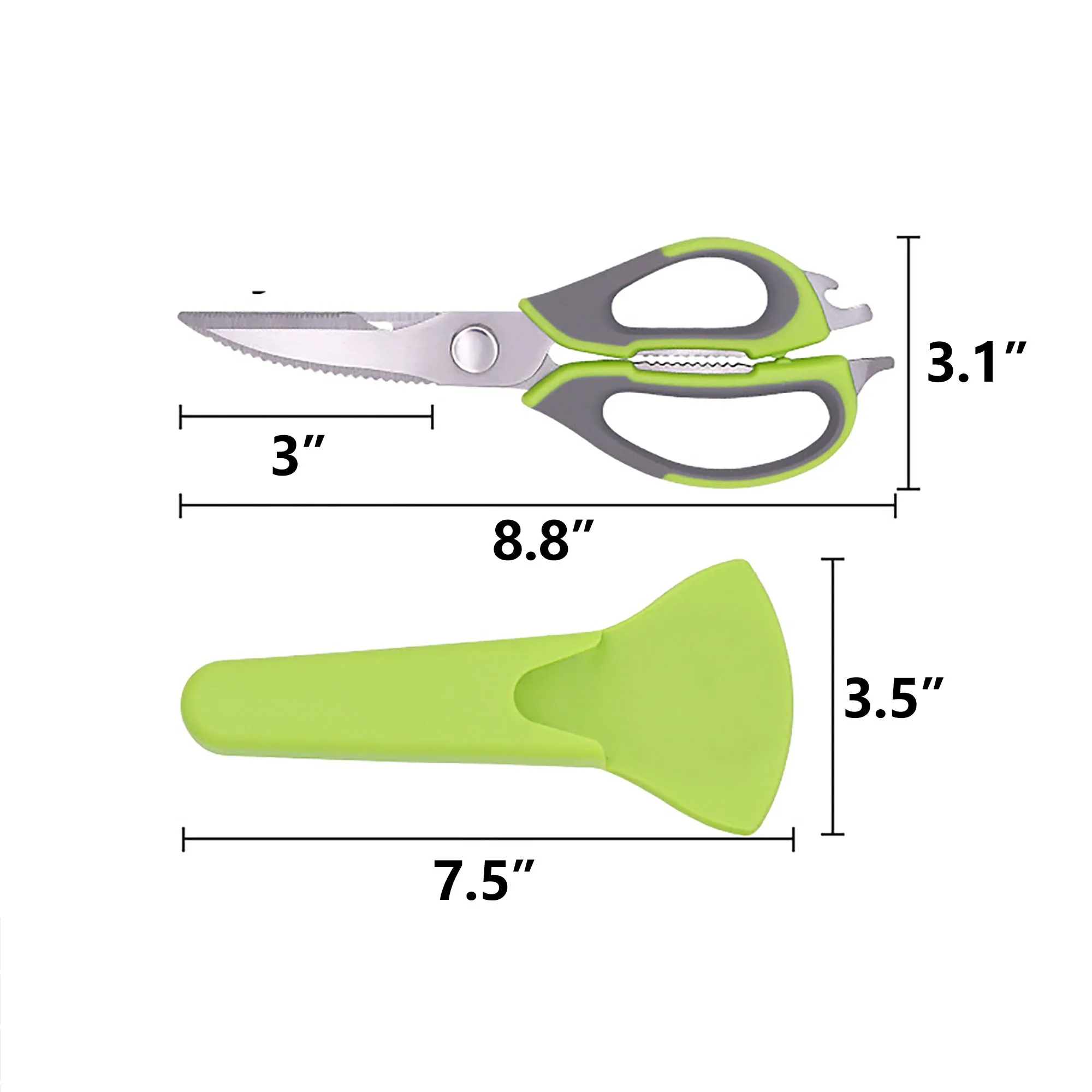 Kitchen Shears with Magnetic Holder 3