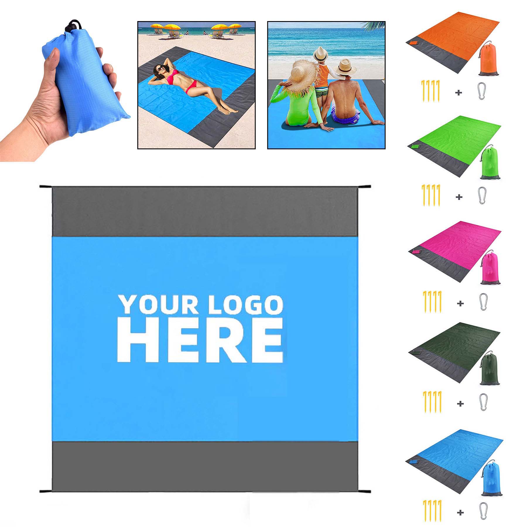Waterproof Sandproof Beach Blanket Large Picnic Mat 1