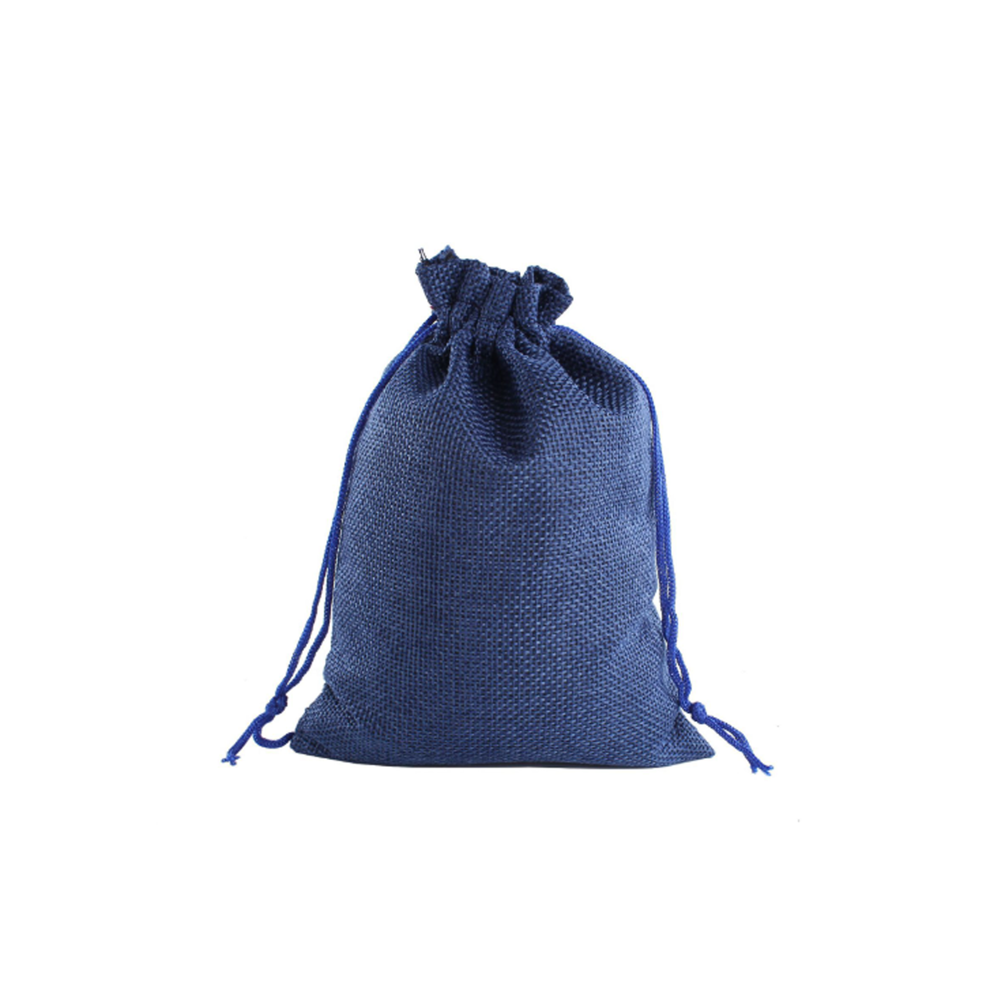 5"x7" colorful Burlap Drawstring Pouches 6