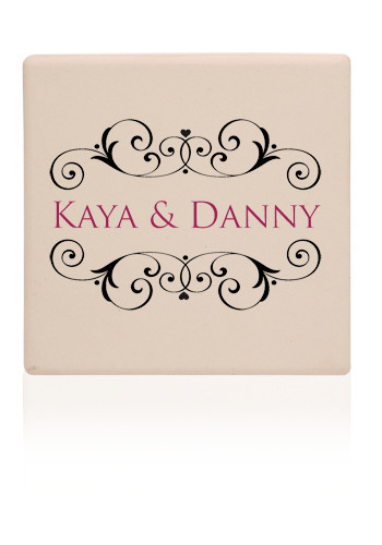 4" Square Ceramic Coasters