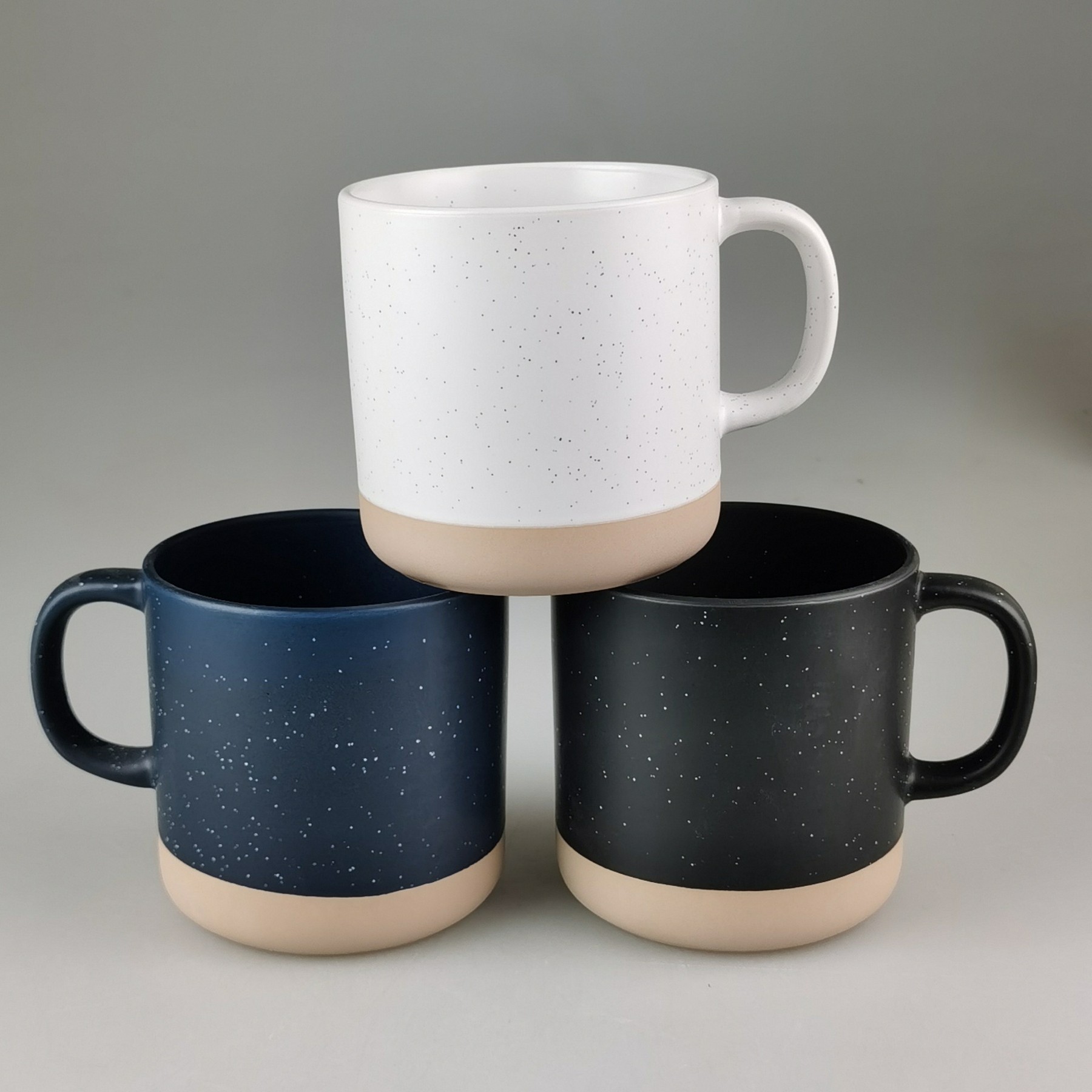 11 Oz Speckled Black Coffee Mug 2