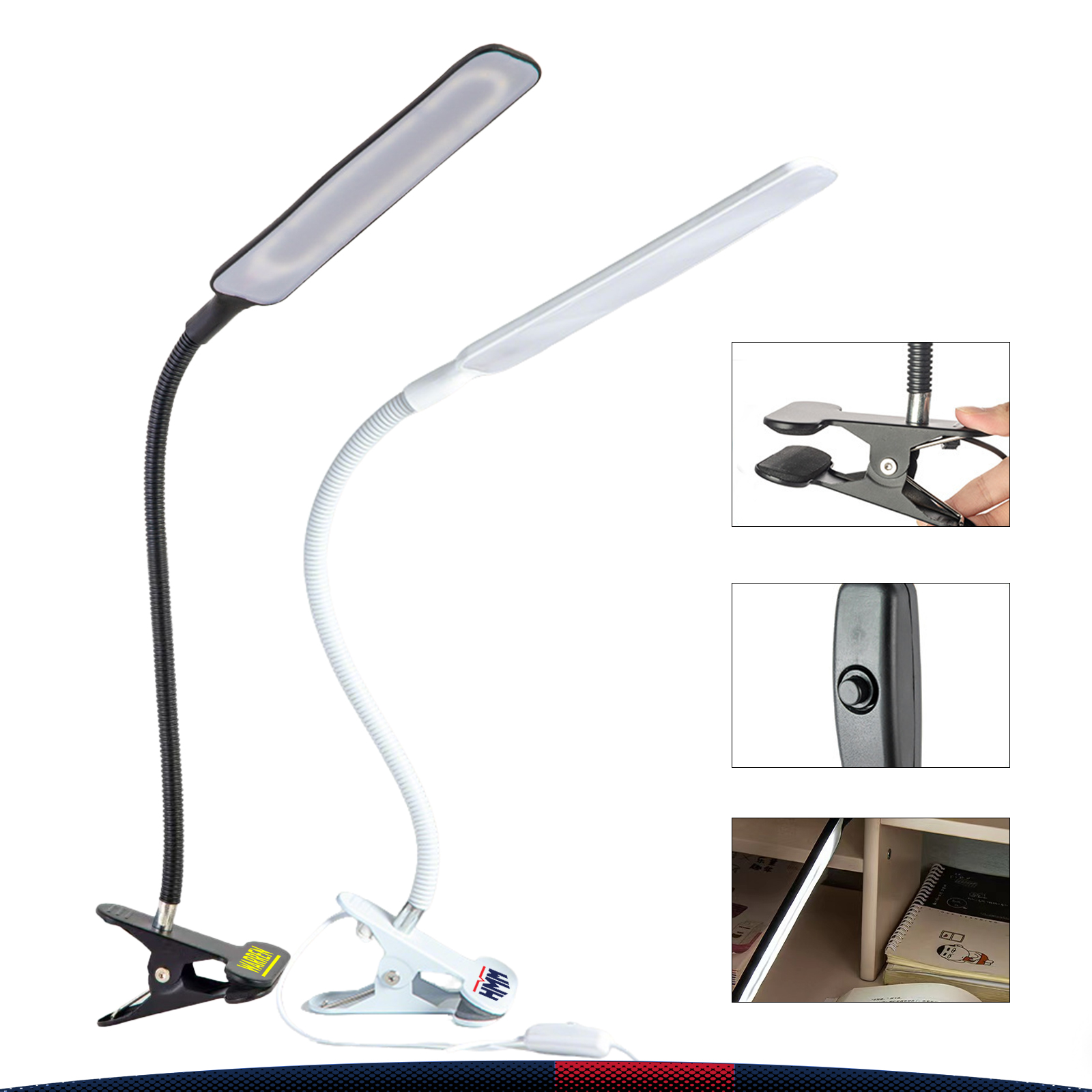 Sonia Clip-On LED Desk Lamp 3
