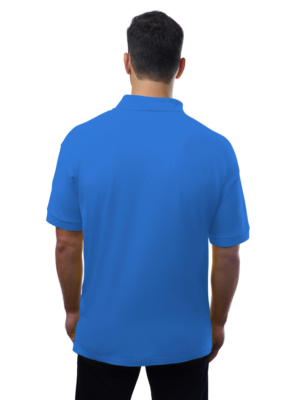 Blue Generation - Men's Pocketless Superblend Short Sleeve Polo 36