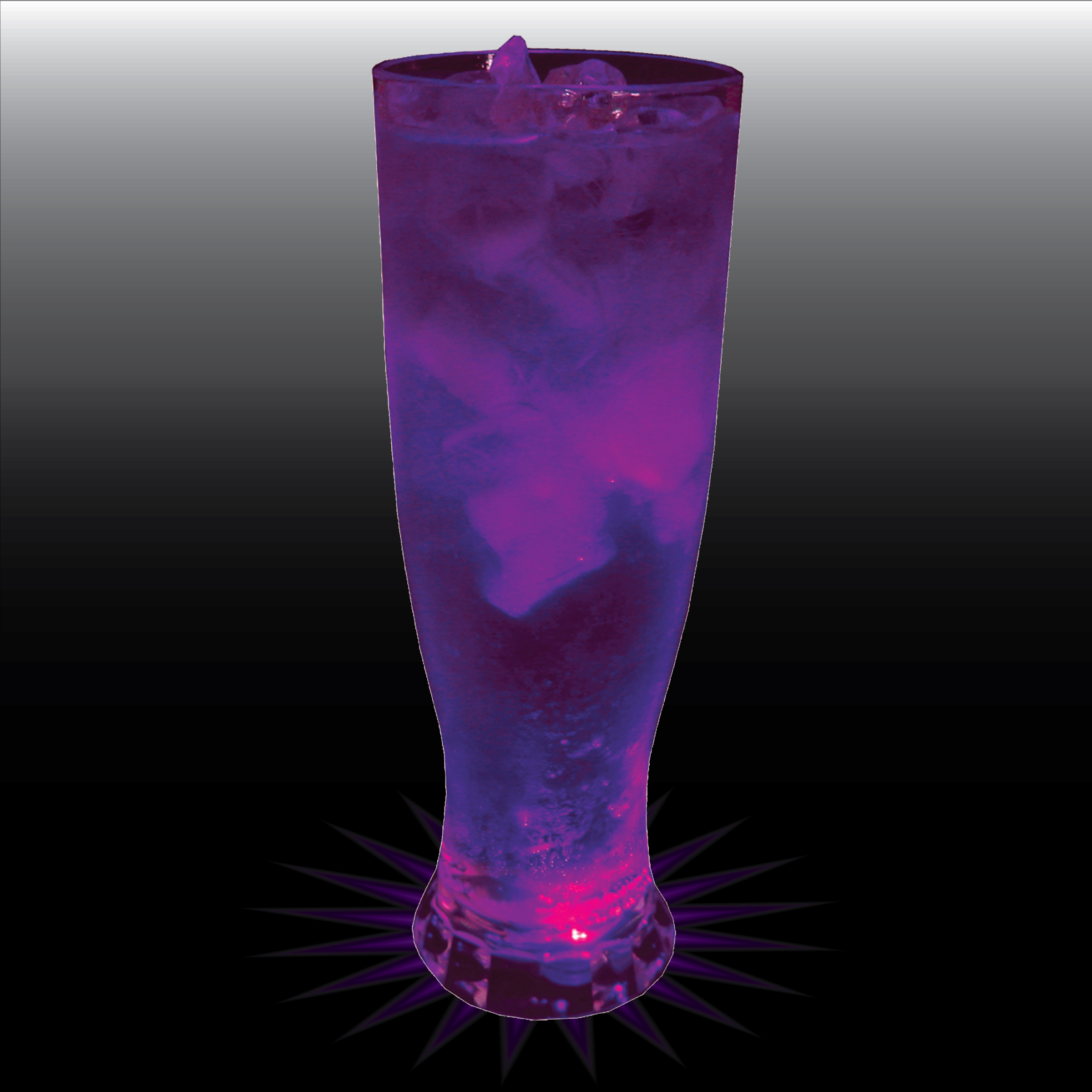 22oz Single Light Tall Fluted Plastic Pilsner Cup 20