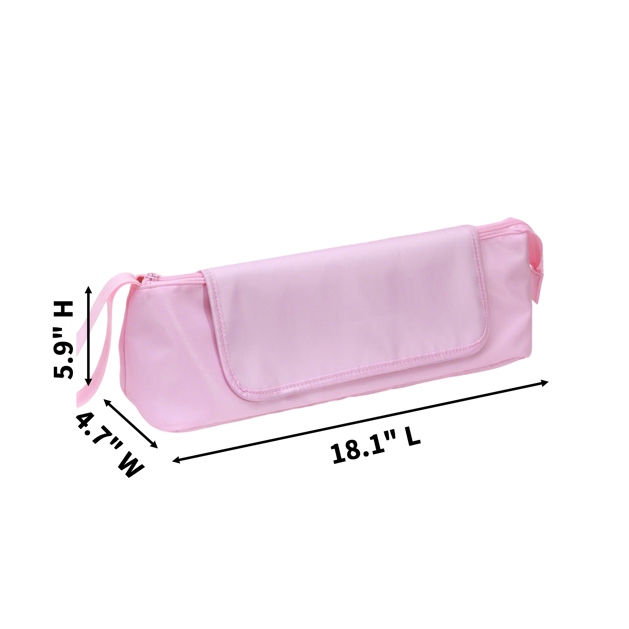 Water Resistant Polyester Styling Tool Carry Bag 18.1" Length X 4.7" Width X 5.9" Height 4