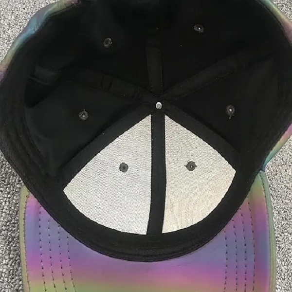 Rainbow reflective cap 4