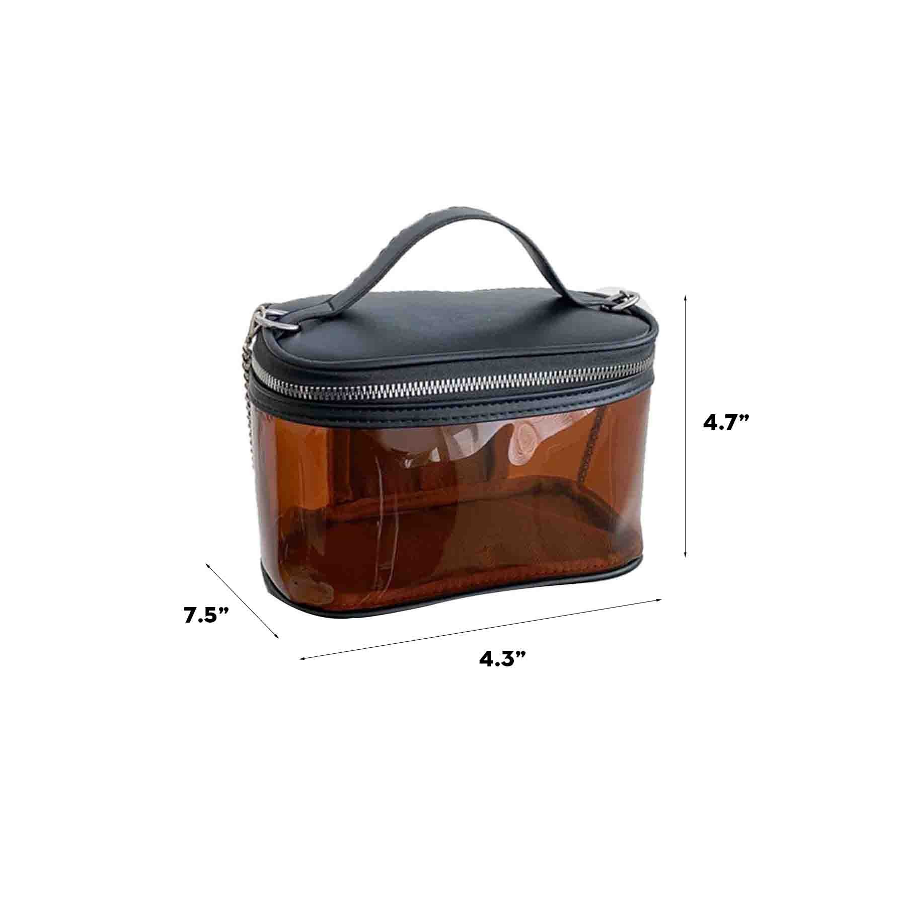 Transparent Makeup Cube Toiletry Bag 3