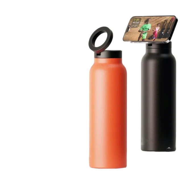 24oz Magnetic Phone Holder Stainless Steel Insulated Cup 2