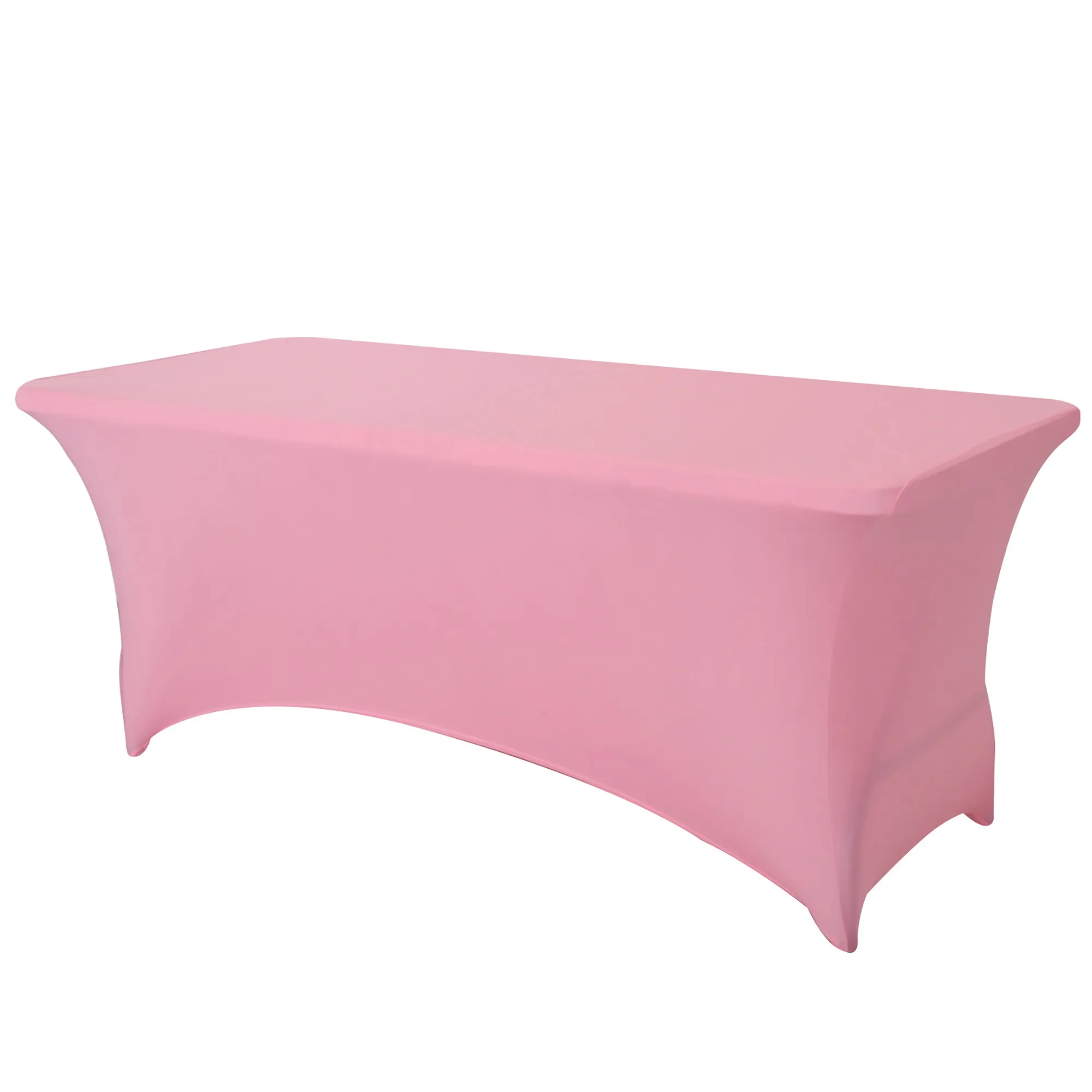 6FT Stretch Tablecloth Fits Rectangular Table MOQ 1PCS 1