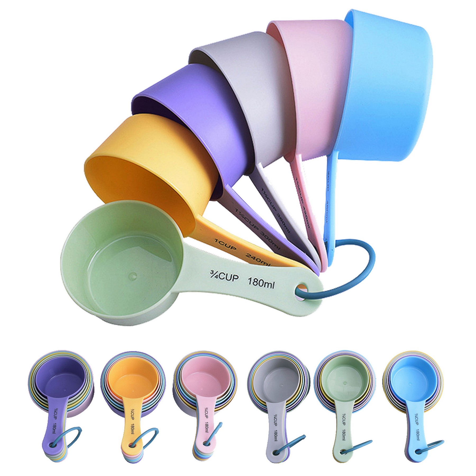Plastic Measuring Spoons Kits 2