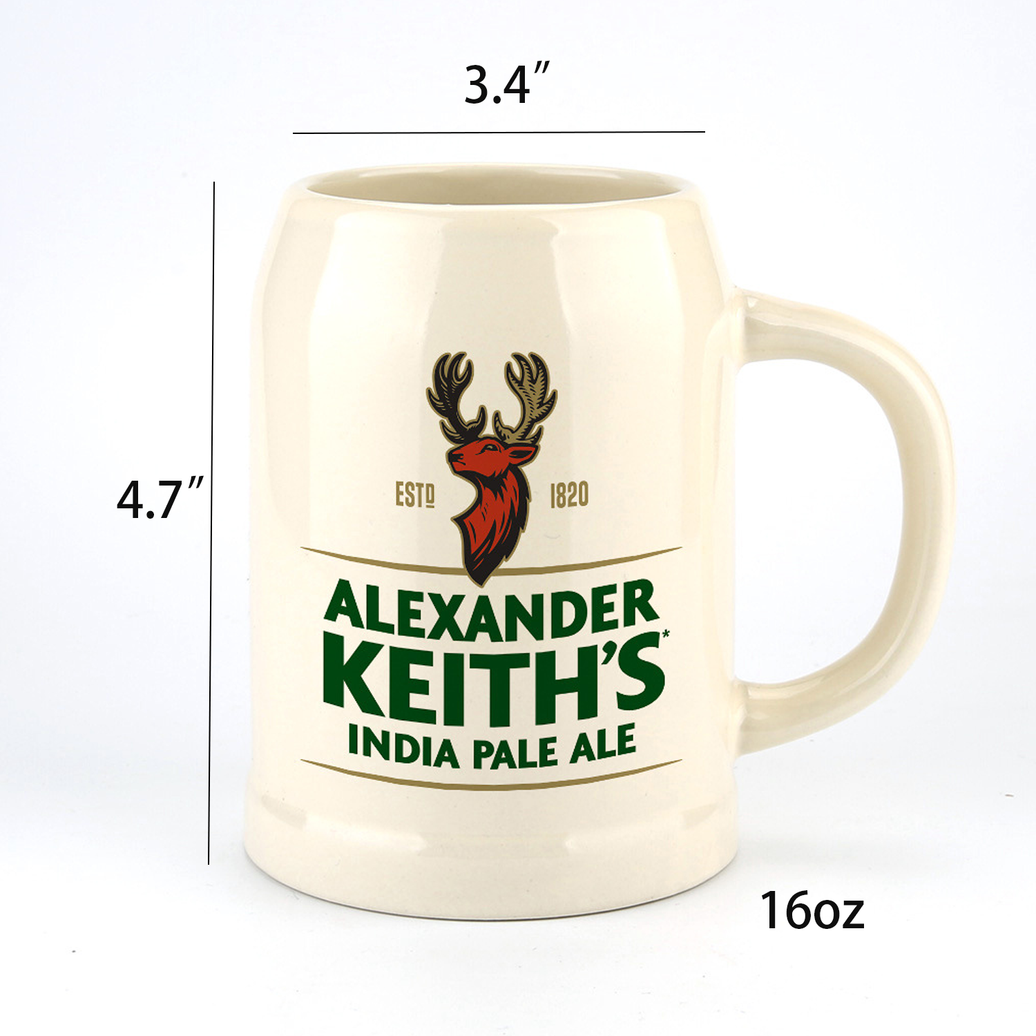 16oz Custom Bullet Ceramic Mug 2