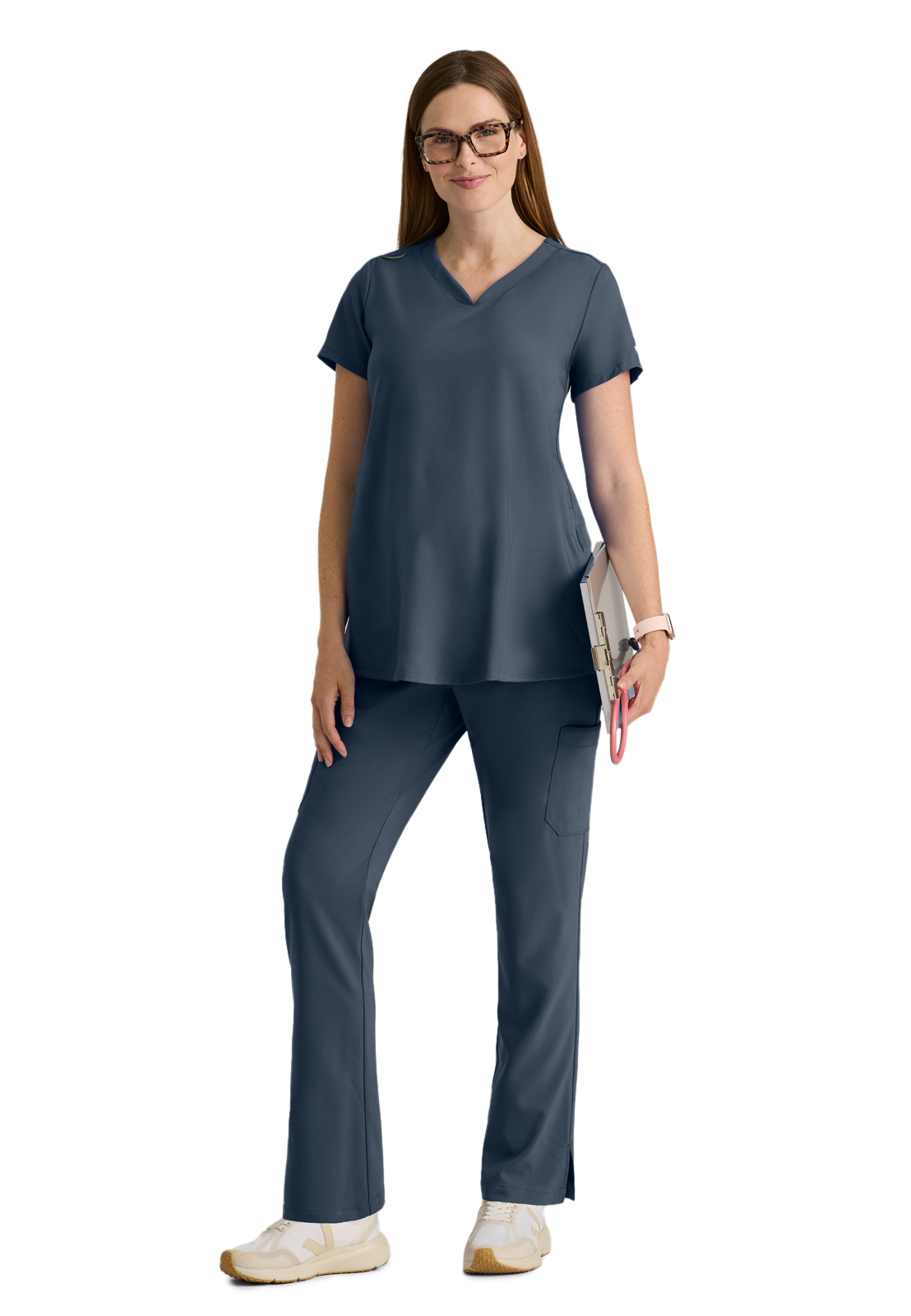 Grey's Anatomy Evolve Stretch - Women's Six-Pocket Promise Maternity Scrub Pant 9
