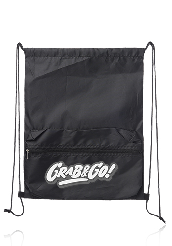 Augusta Drawstring Backpacks with Front Pocket 3
