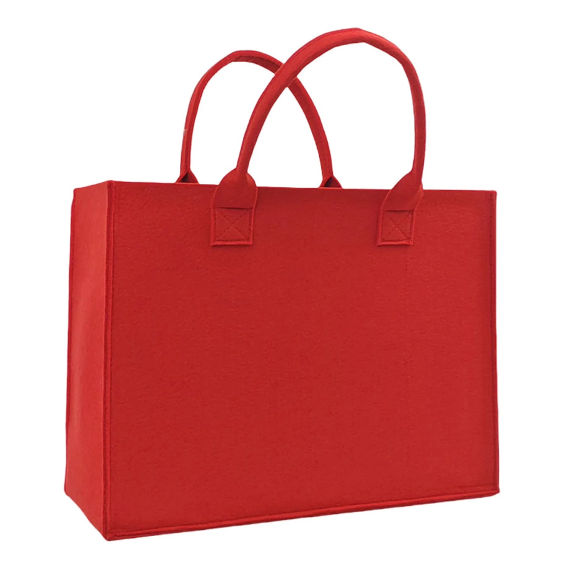 Reusable Grocery Heavy Duty Shopping Tote Felt Bag 7