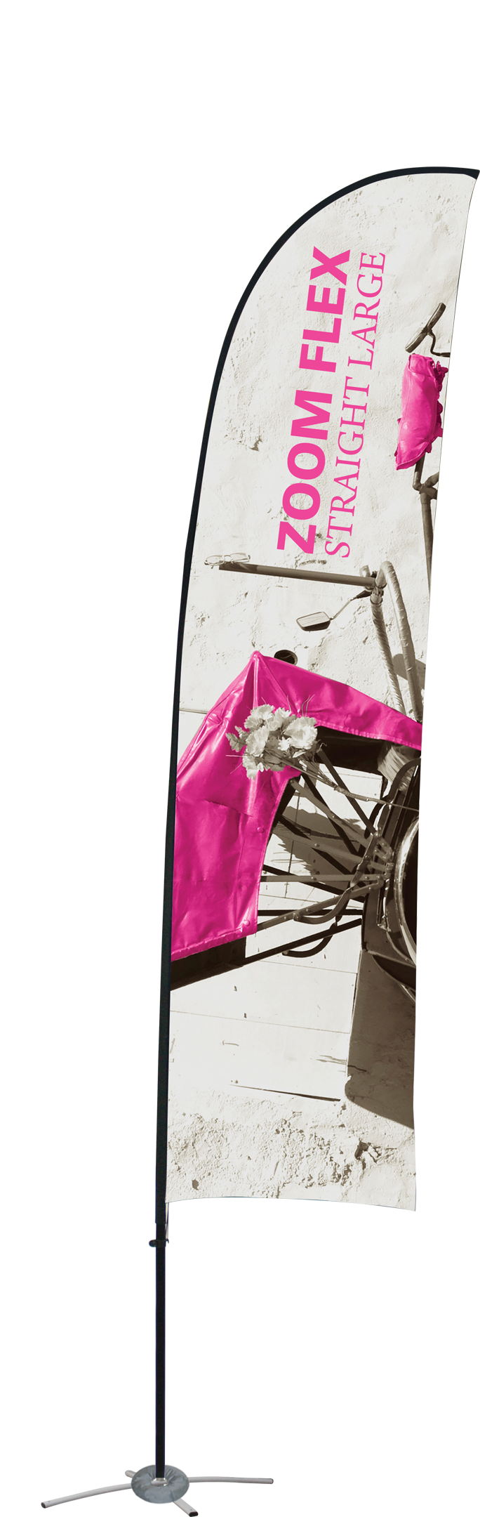 Zoom Flex Large Outdoor Flag (Hardware Only)