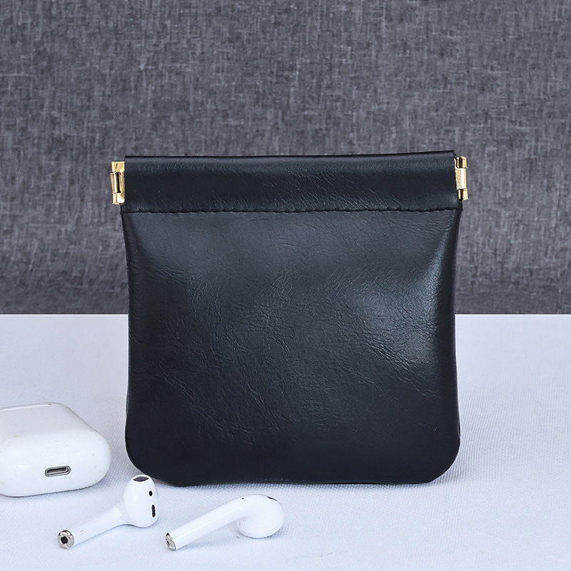Leather Squeeze Coin Purse 4