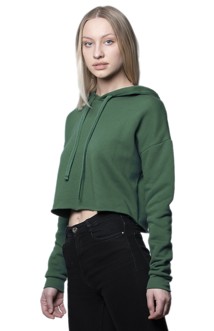 Women's Fashion Fleece Crop Hoodie 4