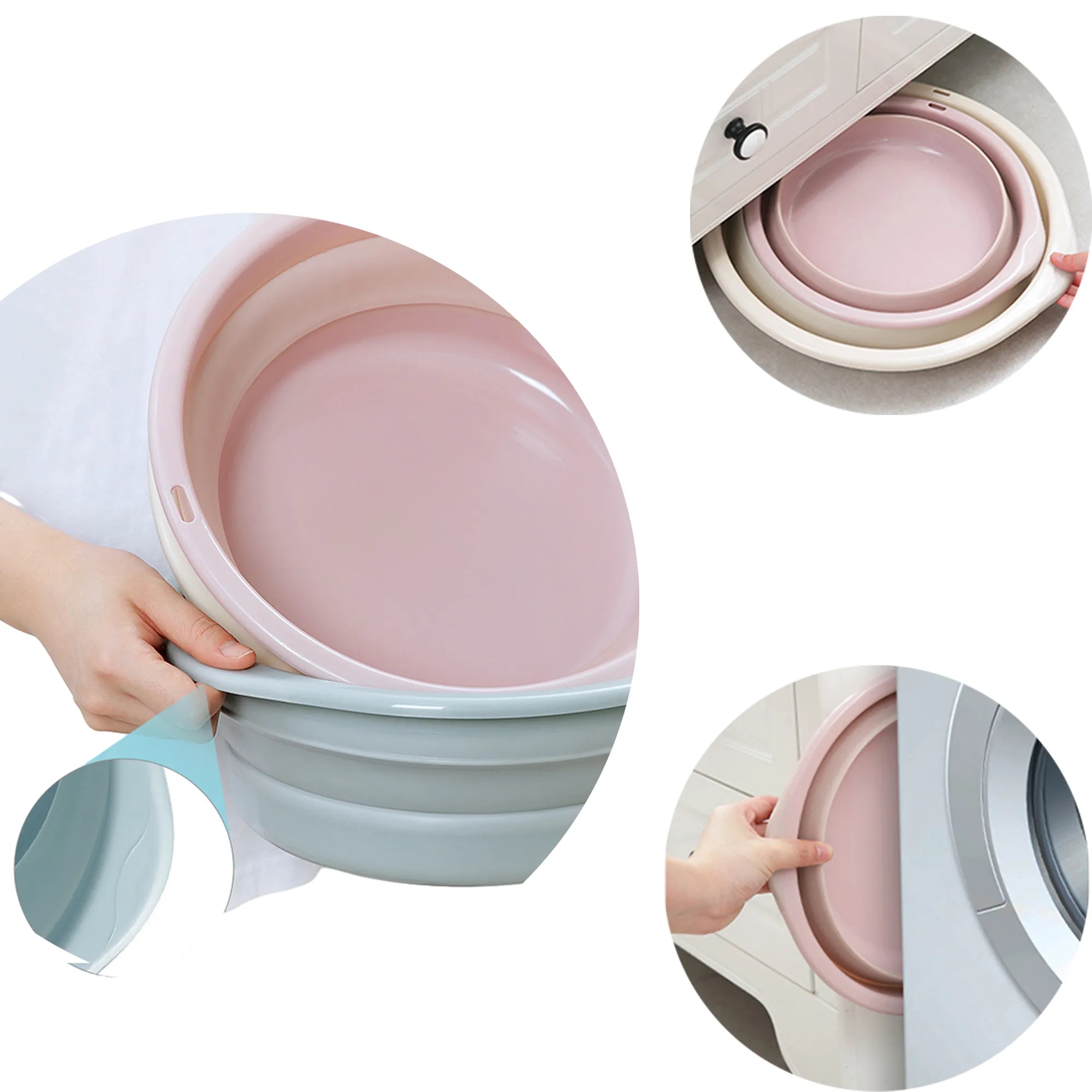 Plastic Folding Wash Basin 2